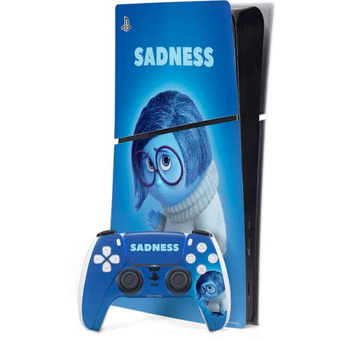 Disney Inside Out Sadness Portrait PlayStation PS5 Skins