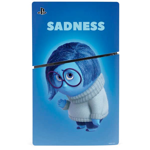 Disney Inside Out Sadness Portrait PS5 Slim Digital Edition Bundle Skin