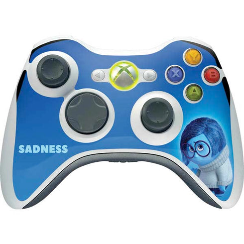 Disney Inside Out Sadness Portrait Xbox 360 Wireless Controller Skin