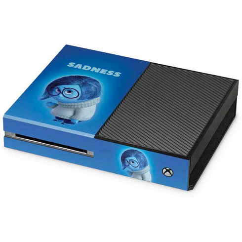 Disney Inside Out Sadness Portrait Xbox One Console Skin