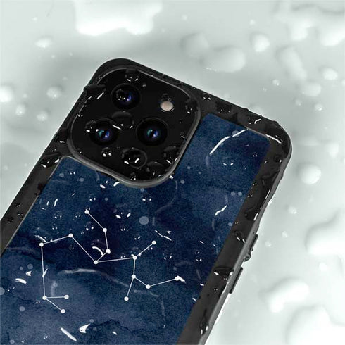 Sagittarius Constellation iPhone 15 Pro Waterproof Case