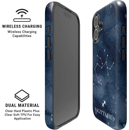 Sagittarius Constellation iPhone 16 Magsafe Impact Case