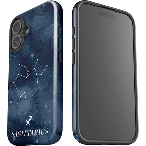 Sagittarius Constellation iPhone 16 Plus Impact Case