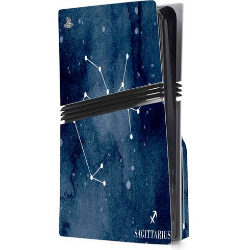 Sagittarius Constellation PS5 Pro Disk Console Skin