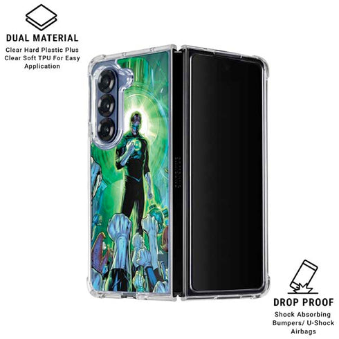 DC Comics Green Lantern Dark Days Cover #4 New 52 Art by Billy Tan Galaxy Z Fold6 Clear Case