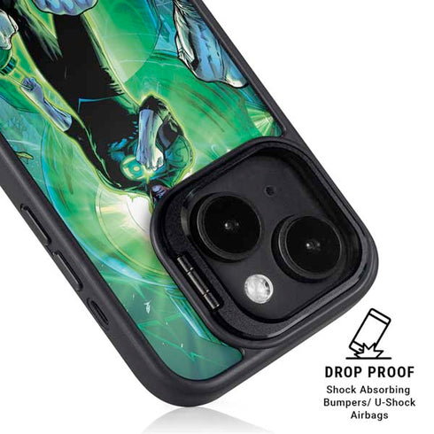 DC Comics Green Lantern Dark Days Cover #4 New 52 Art by Billy Tan iPhone 14 Plus Kickstand Case