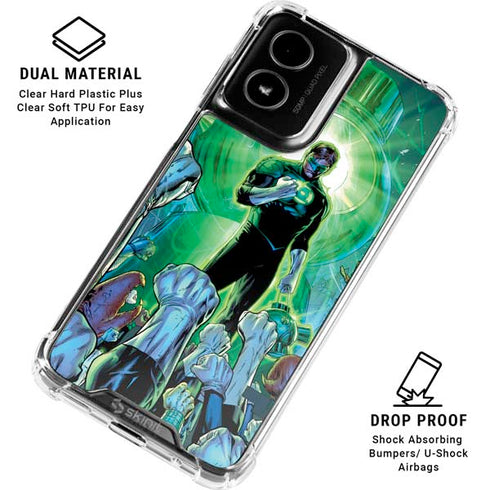 DC Comics Green Lantern Dark Days Cover #4 New 52 Art by Billy Tan Moto G Power 5G (2024) Clear Case