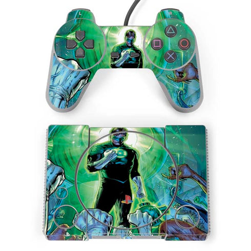 DC Comics Green Lantern Dark Days Cover #4 New 52 Art by Billy Tan PlayStation Classic Bundle Skin