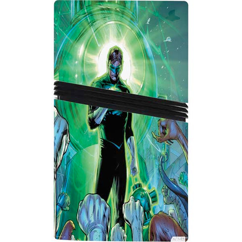 DC Comics Green Lantern Dark Days Cover #4 New 52 Art by Billy Tan PS5 Pro Console Skin