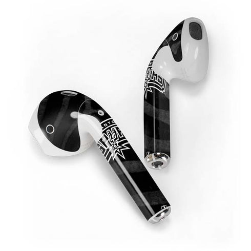 NBA San Antonio Spurs Black Animal Print Apple AirPods Skin