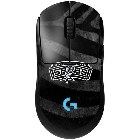 NBA San Antonio Spurs Black Animal Print G Pro Wireless Gaming Mouse Skin