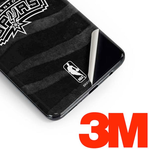NBA San Antonio Spurs Black Animal Print Galaxy S10e Skin