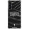 NBA San Antonio Spurs Black Animal Print Galaxy S24 FE Clear Case