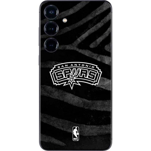 NBA San Antonio Spurs Black Animal Print Galaxy S24 Plus Skin