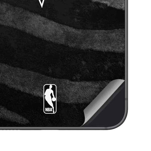 NBA San Antonio Spurs Black Animal Print Galaxy S24 Skin