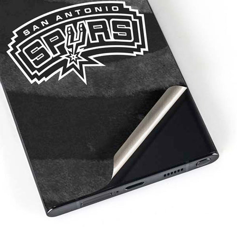 NBA San Antonio Spurs Black Animal Print Galaxy S25 Ultra Skin