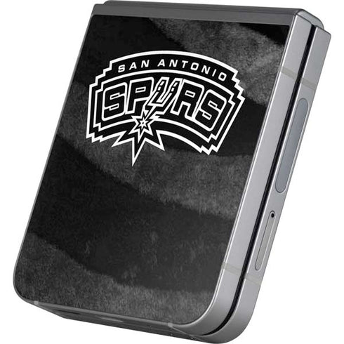 NBA San Antonio Spurs Black Animal Print Galaxy Z Flip6 Skin