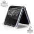 NBA San Antonio Spurs Black Animal Print Galaxy Z Flip6 Clear Case