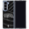 NBA San Antonio Spurs Black Animal Print Galaxy Z Fold5 5G Clear Case