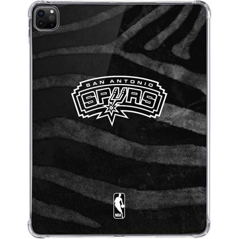 NBA San Antonio Spurs Black Animal Print iPad Pro 11in (2024) Clear Case