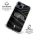 NBA San Antonio Spurs Black Animal Print iPhone 15 Clear Case