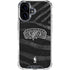 NBA San Antonio Spurs Black Animal Print iPhone 16 Clear Case