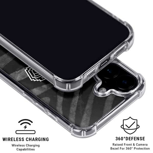 NBA San Antonio Spurs Black Animal Print iPhone 16 MagSafe Case