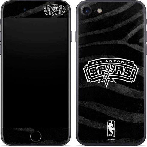 NBA San Antonio Spurs Black Animal Print iPhone 7 Skin