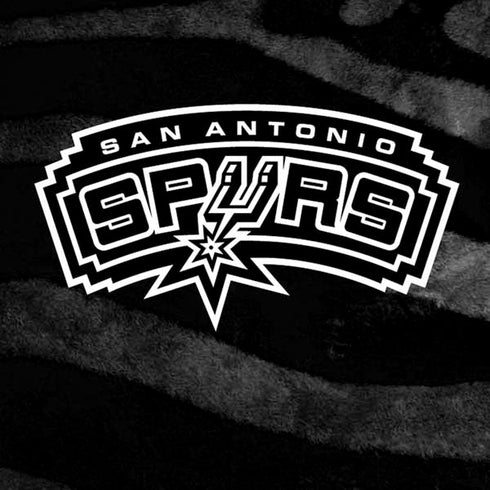 NBA San Antonio Spurs Black Animal Print iPhone XS Skin