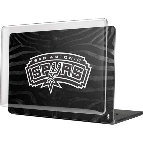 NBA San Antonio Spurs Black Animal Print MacBook Cases