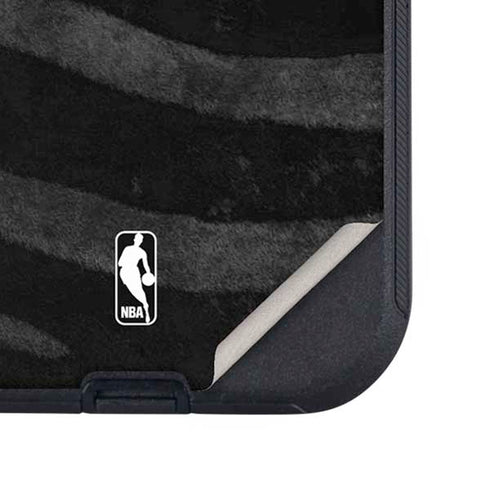NBA San Antonio Spurs Black Animal Print Otterbox Defender iPhone Skin