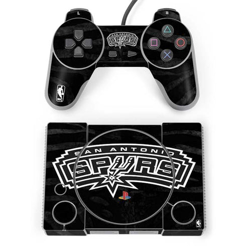NBA San Antonio Spurs Black Animal Print PlayStation Classic Bundle Skin
