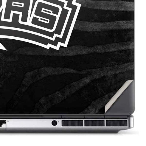 NBA San Antonio Spurs Black Animal Print Dell Precision Skin