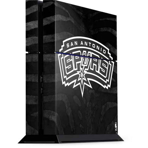 NBA San Antonio Spurs Black Animal Print PS4 Console Skin