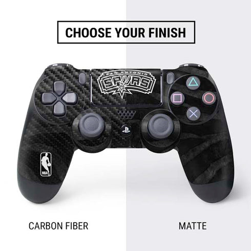 NBA San Antonio Spurs Black Animal Print PS4 Controller Skin