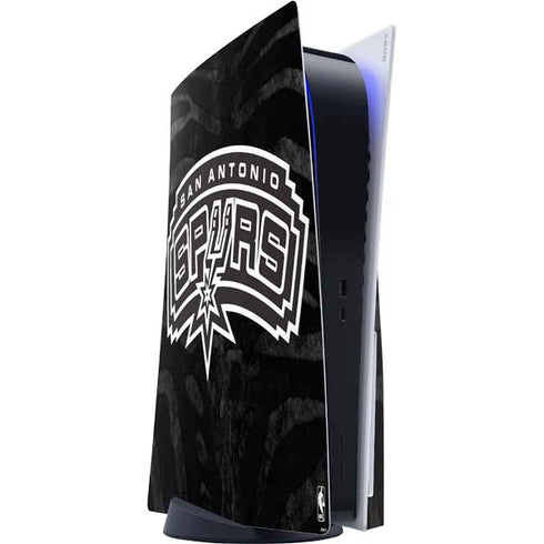 NBA San Antonio Spurs Black Animal Print PlayStation PS5 Skins