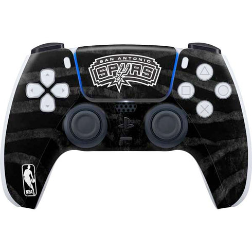 NBA San Antonio Spurs Black Animal Print PlayStation PS5 Skins