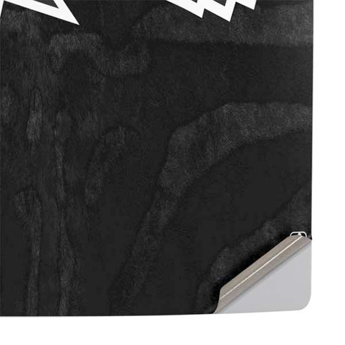 NBA San Antonio Spurs Black Animal Print PS5 Slim Digital Edition Console Skin