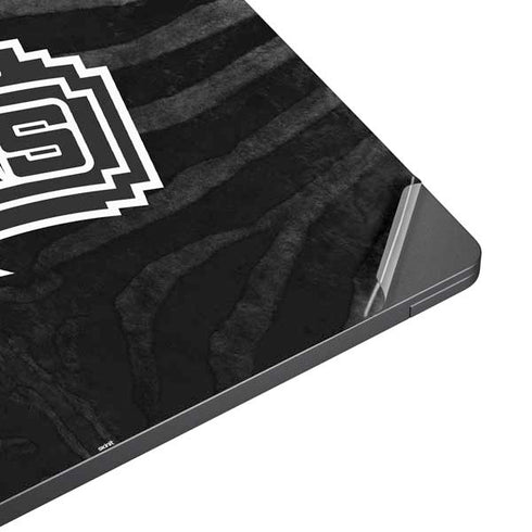 NBA San Antonio Spurs Black Animal Print Surface Laptop 7 13.8in Skin