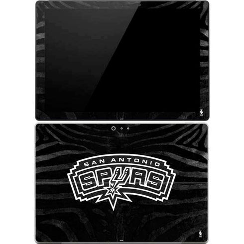NBA San Antonio Spurs Black Animal Print Surface Pro 4 Skin