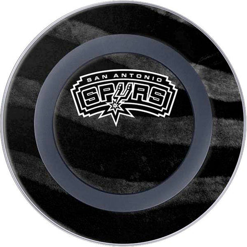 NBA San Antonio Spurs Black Animal Print Wireless Charger Skin