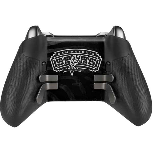 NBA San Antonio Spurs Black Animal Print Xbox Elite Wireless Controller Series 2 Skin