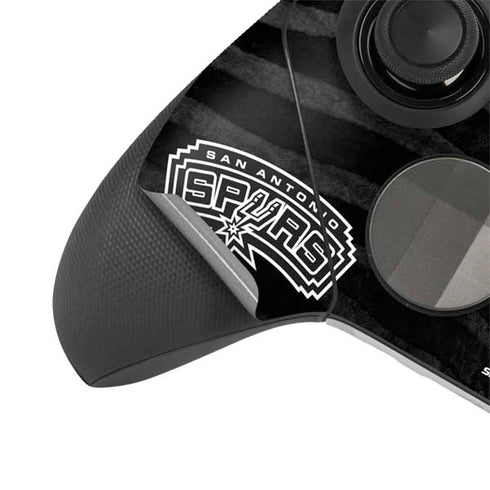 NBA San Antonio Spurs Black Animal Print Xbox Elite Wireless Controller Series 2 Skin