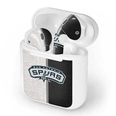 NBA San Antonio Spurs Canvas Apple AirPods Skin