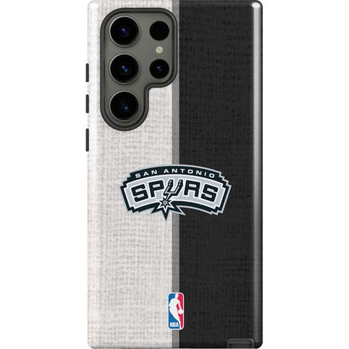 NBA San Antonio Spurs Canvas Galaxy S23 Ultra Pro Case