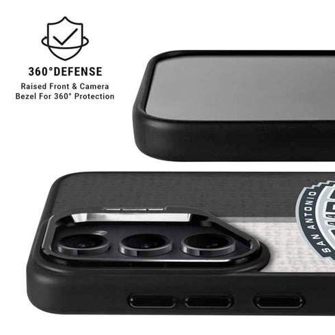 NBA San Antonio Spurs Canvas Galaxy S24 FE Kickstand Case