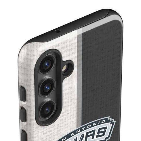 NBA San Antonio Spurs Canvas Galaxy S25 Impact Case