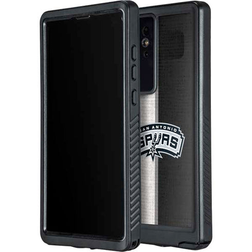 NBA San Antonio Spurs Canvas Galaxy S24 Ultra Waterproof Case