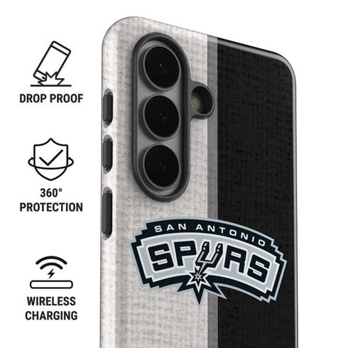 NBA San Antonio Spurs Canvas Galaxy S26 Impact Case