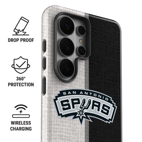 NBA San Antonio Spurs Canvas Galaxy S26 Ultra Impact Case